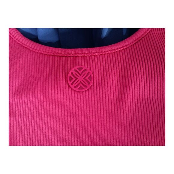 Lilly Pulitzer Luxletic Dress Short Sleeveless Pink Blue Floral Lined XXS - Picture 4 of 6